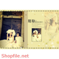 Frame wedding beautiful the start PSD