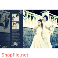 Frame wedding beautiful the end PSD