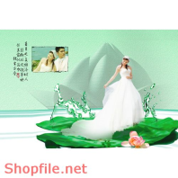 Frame wedding beautiful not bad PSD