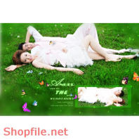 Frame wedding beautiful not bad PSD