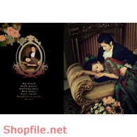 Frame wedding beautiful winter PSD