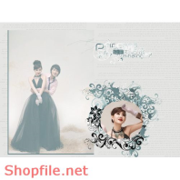 Frame wedding beautiful Thanh Trúc PSD