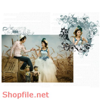 Frame wedding beautiful Lệ Tuyền PSD