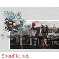 Frame wedding beautiful Lệ Tuyền PSD