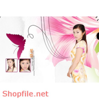 Frame wedding beautiful Lệ Tuyền PSD