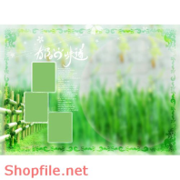 phông ghép khung ảnh cưới thú vị PSD