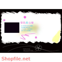 phông ghép khung ảnh cưới siêu đẹp PSD