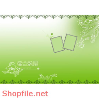 Frame khung wedding what is love PSD