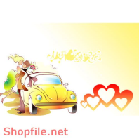 Frame khung wedding what is love PSD