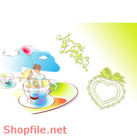 Frame khung wedding your love PSD