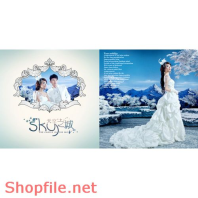 Phông ghép ảnh cưới đẹp đôi