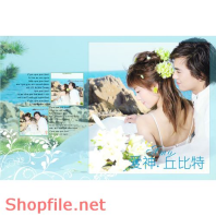 Phông ghép ảnh cưới Thúy Nga PSD