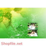 Phông ghép ảnh cưới Thúy Kiều PSD