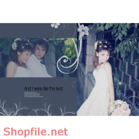 Phông ghép ảnh cưới Thúy Kiều PSD