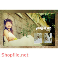 Phông ghép ảnh cưới Hồ Hà PSD