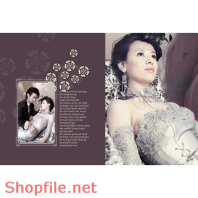 Phông ghép ảnh cưới Hồ Hà PSD