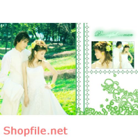 Phông ghép ảnh cưới Ngọc Vân PSD