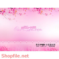 Frame weddinh beautiful Nocture PSD