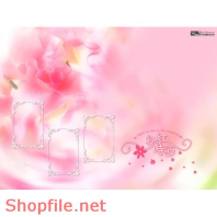 Frame weddinh beautiful Kayle PSD