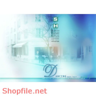 Frame wedding beautiful Cat PSD