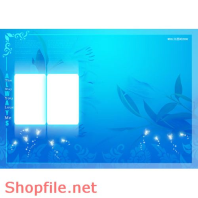 Frame wedding beautiful say hello online PSD