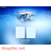 Frame wedding beautiful Big hero online PSD