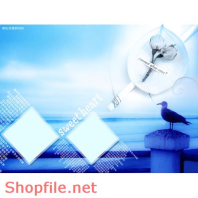 Frame wedding beautiful i love you online PSD