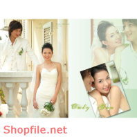 Phông ghép khung ảnh cưới Linh Linh PSD