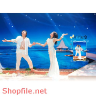 Phông ghép khung ảnh cưới Linh Linh PSD