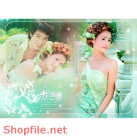 Phông ghép khung ảnh cưới Mỵ Linh PSD