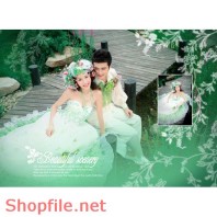 Phông ghép khung ảnh cưới Tiểu My PSD