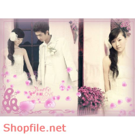 Phông ghép khung ảnh cưới Diệp vấn PSD