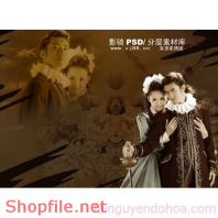 Phông ghép khung ảnh cưới mãi mãi một tình yêu PSD