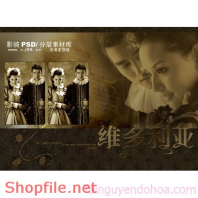 Phông ghép khung ảnh cưới mãi mãi một tình yêu PSD