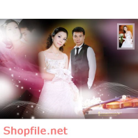 Phông ghép khung ảnh cưới Like it PSD