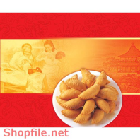 Mẫu vector package bánh chay tốt cho sức khỏe