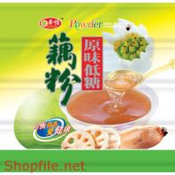 Mẫu vector package ngó sen ngon bổ