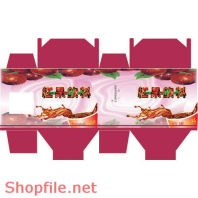 Mẫu Layout bao bì nước ép trái cây