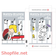 Mẫu vector package đẹp âm nhạc cho bé