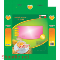 Mẫu Layout bao bì nguyên liệu từ bắp và lúa mạch