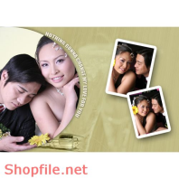 Phông ghép khung ảnh cưới love PSD