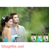 Phông ghép khung ảnh cưới Phương PSD