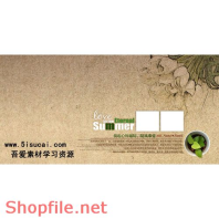 Frame wedding beautiful B PSD