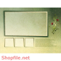 Frame wedding beautiful four four PSD