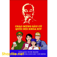 Pano chào mừng bầu cử quốc hội khóa 14