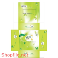 Mẫu Layout bao bì lá cây