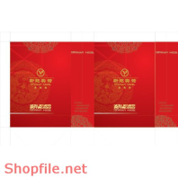 Mẫu layout bao bì hoa in nổi