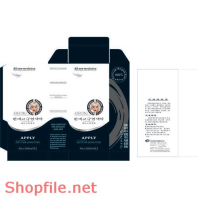 Mẫu layout bao bì nước hoa cô gái