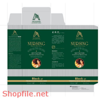 Mẫu layout bao bì cô gái quyến rủ