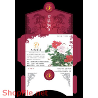 Mẫu layout bao bì thiệp mời hoa hồng